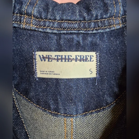 WE THE FREE Denim Jumpsuit w Hoodie - Picture 2 of 7